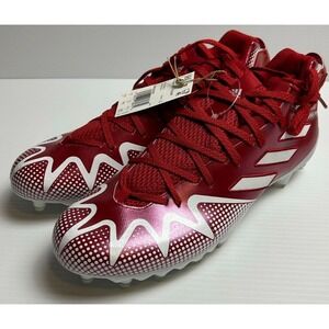New Adidas Freak 22 Team Football Cleats Size 12.5 Red White GW3422